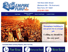 Tablet Screenshot of empirepump.com